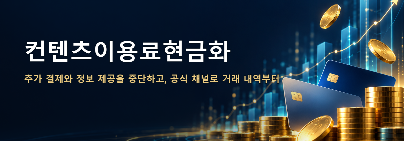 컨텐츠이용료현금화 · 추가 결제와 정보 제공을 중단하고, 공식 채널로 거래 내역부터